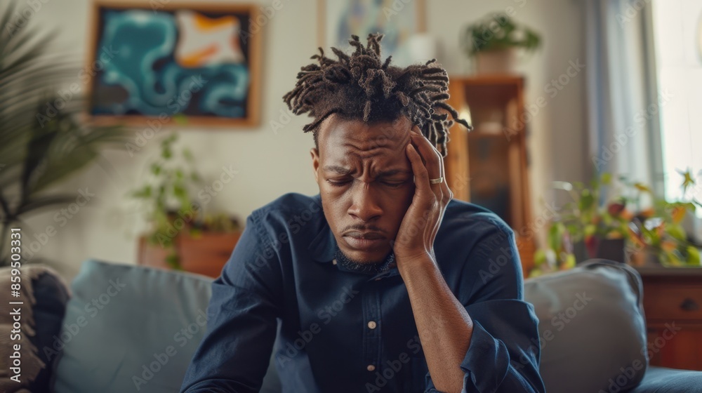 The man with the headache The man with the headache