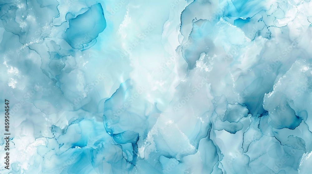 Abstract light blue watercolor background with flowing textures and soft, dreamy patterns, perfect for artistic and design projects Abstract light blue watercolor background with flowing textures and soft, dreamy patterns, perfect for artistic and design projects