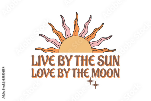Boho Celestial Sun Quotes Design T shirt, Vector EPS Editable Files, Celestial Motivational Quotes Designs