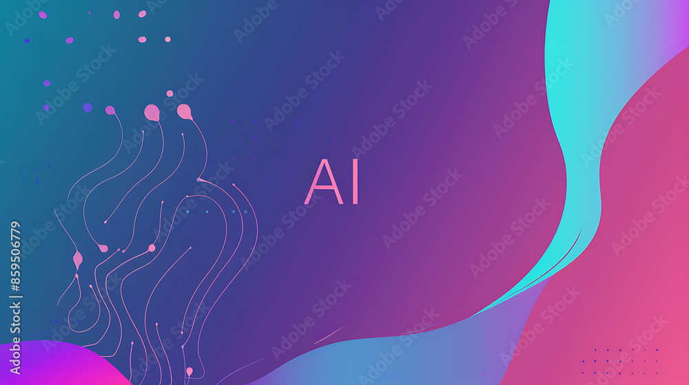 Naklejka premium AI-enhanced graphic design for modern website banner and header