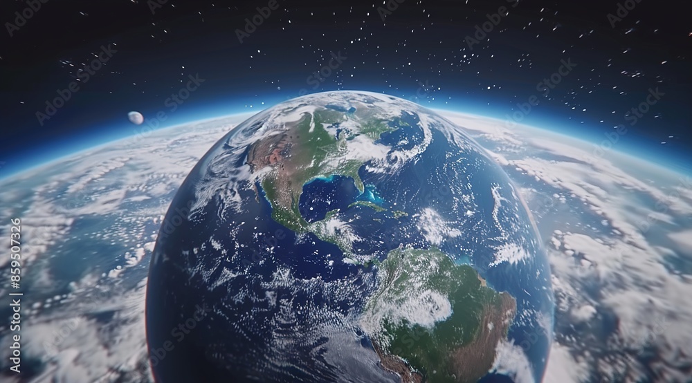 Fototapeta premium earth in space