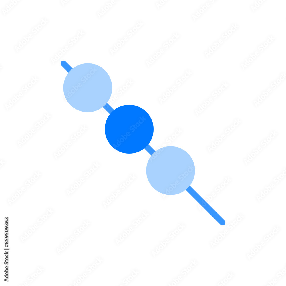 Dango Blue Flat Dango Blue Flat