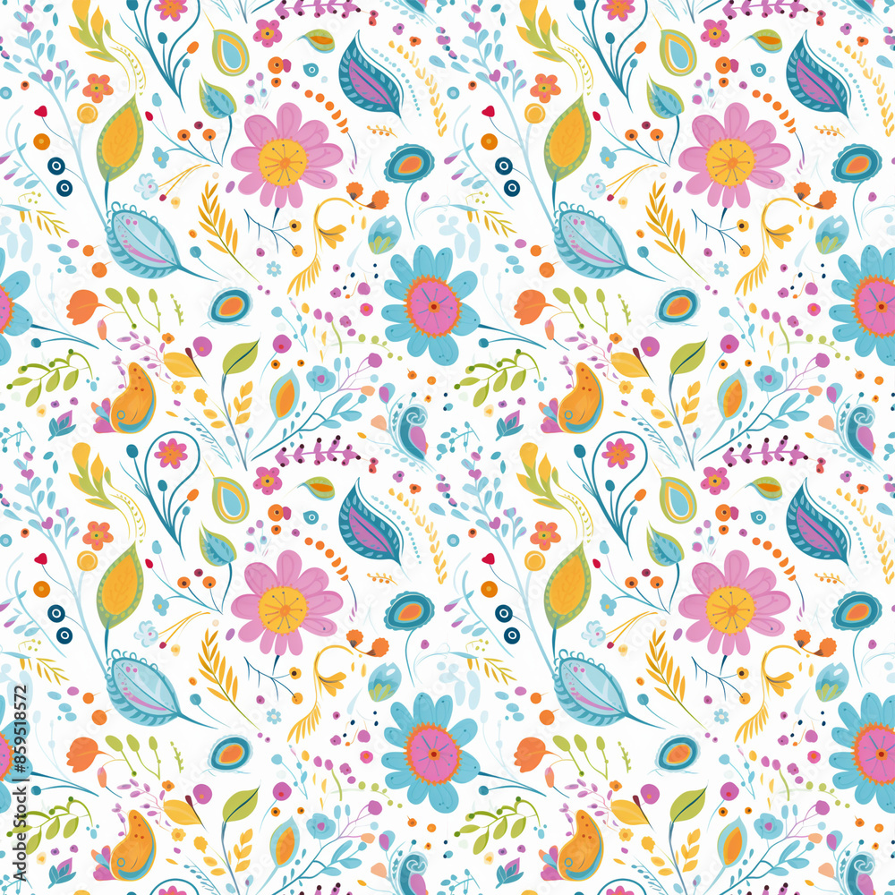 seamless pattern with flowers seamless pattern with flowers
