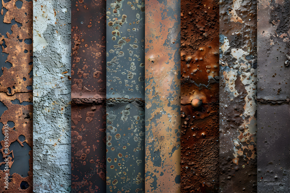 High-definition textures of rust and corrosion.
High-definition textures of rust and corrosion.