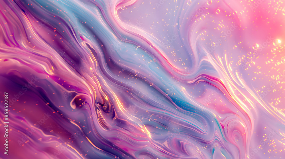 background with bubbles &pink wave background with bubbles &pink wave