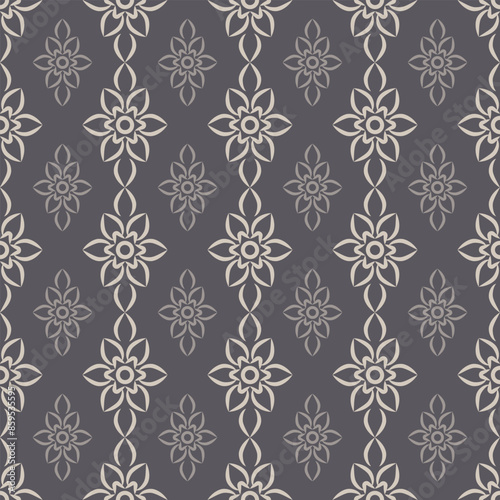 Lace ornament. Seamless pattern.