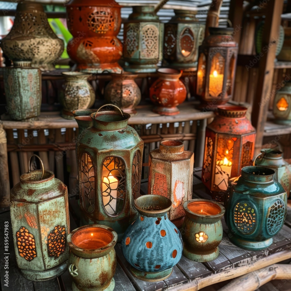 Assortment of Candle Lanterns Assortment of Candle Lanterns