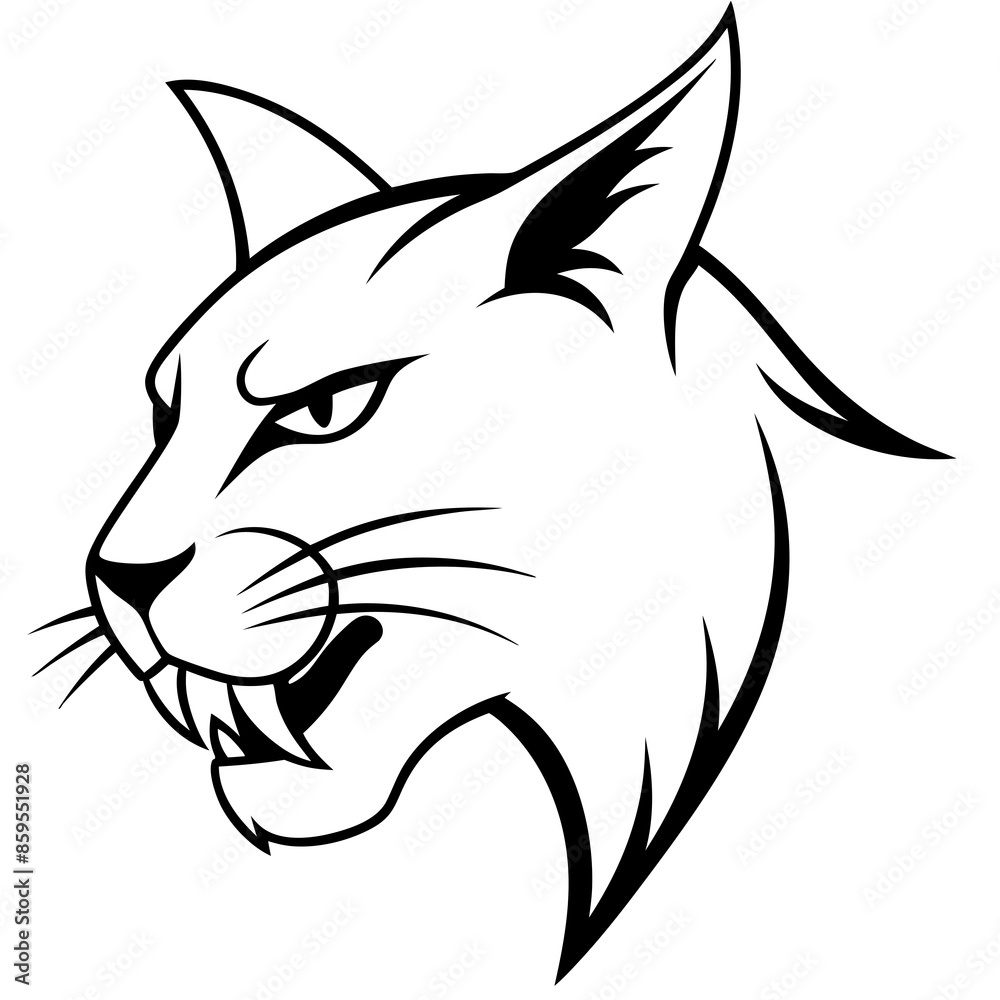 Obraz premium black and white wolf