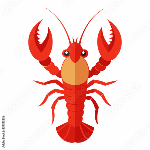 lobster isolated on white background