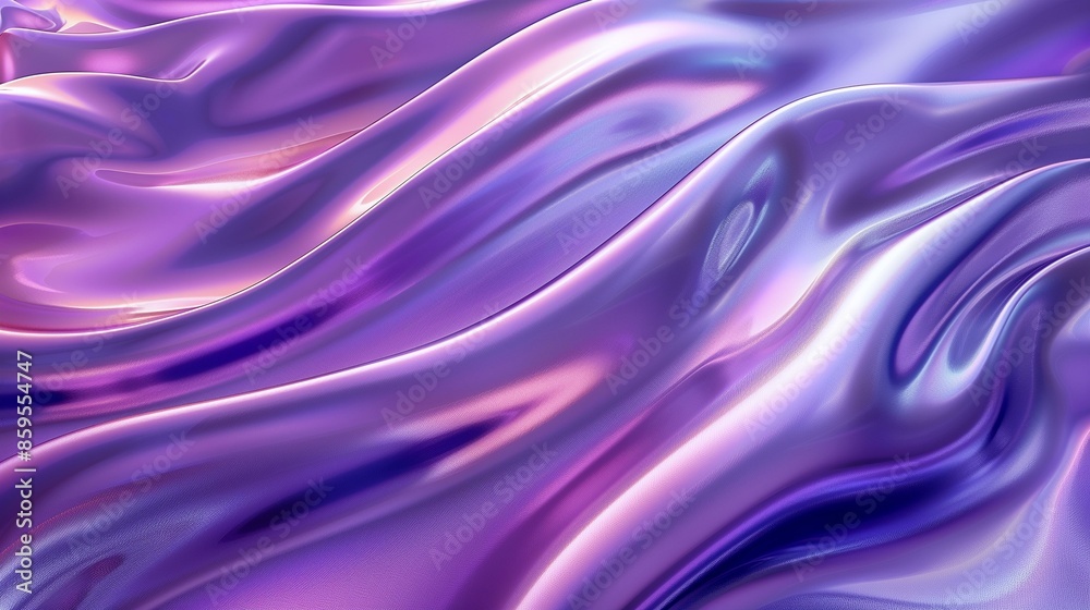 Purple waves iridescent fabric, romantic feminine shiny Purple waves iridescent fabric, romantic feminine shiny