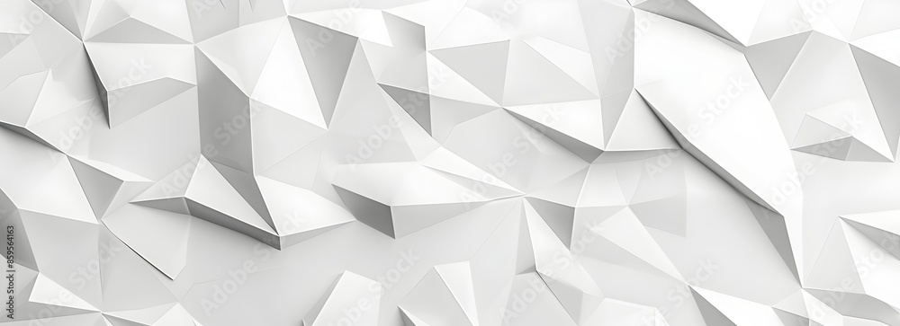 White background with a low poly pattern, geometric vector shapes in a white and grey color palette, vector art on a white background White background with a low poly pattern, geometric vector shapes in a white and grey color palette, vector art on a white background