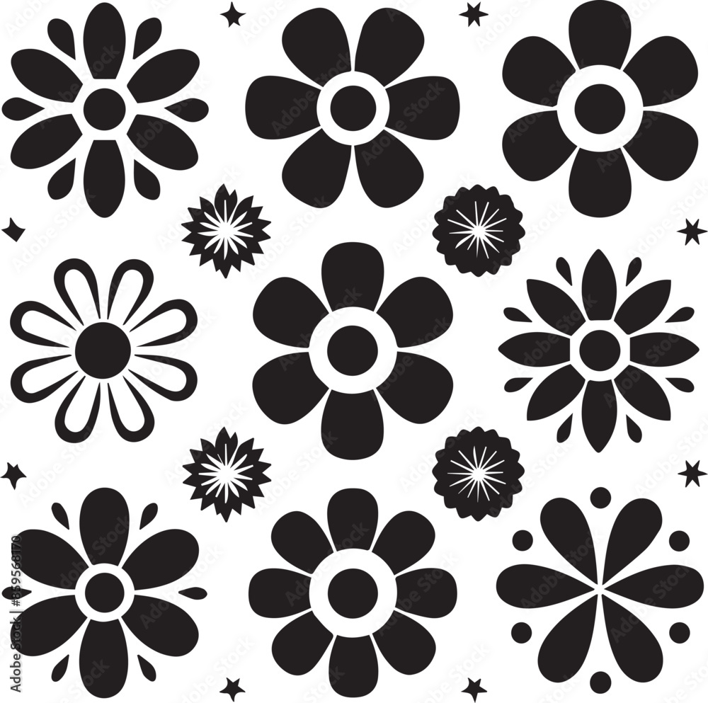 seamless pattern with flowers seamless pattern with flowers