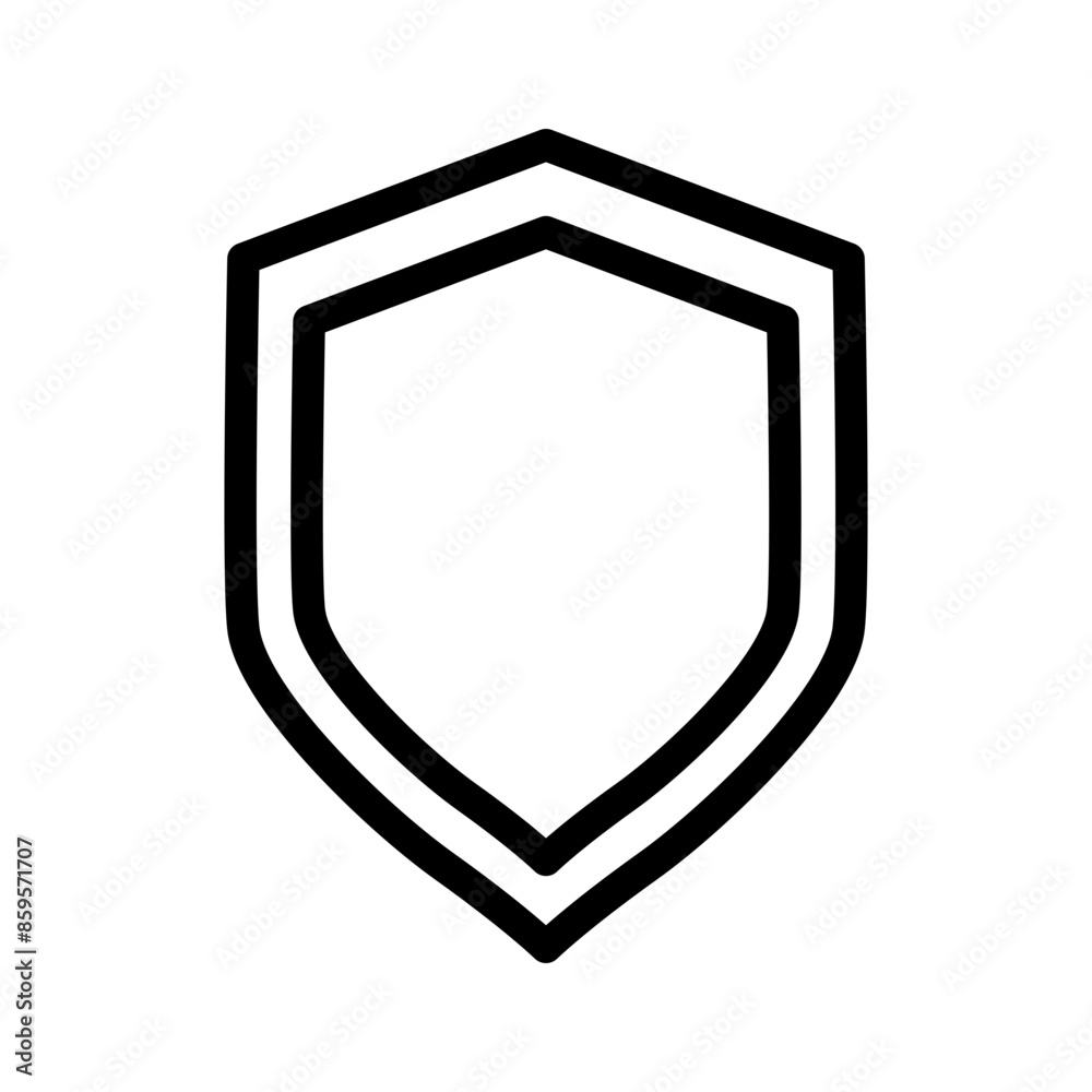 Security Shield Icon Perfect for Protection and Safety Measures Security Shield Icon Perfect for Protection and Safety Measures