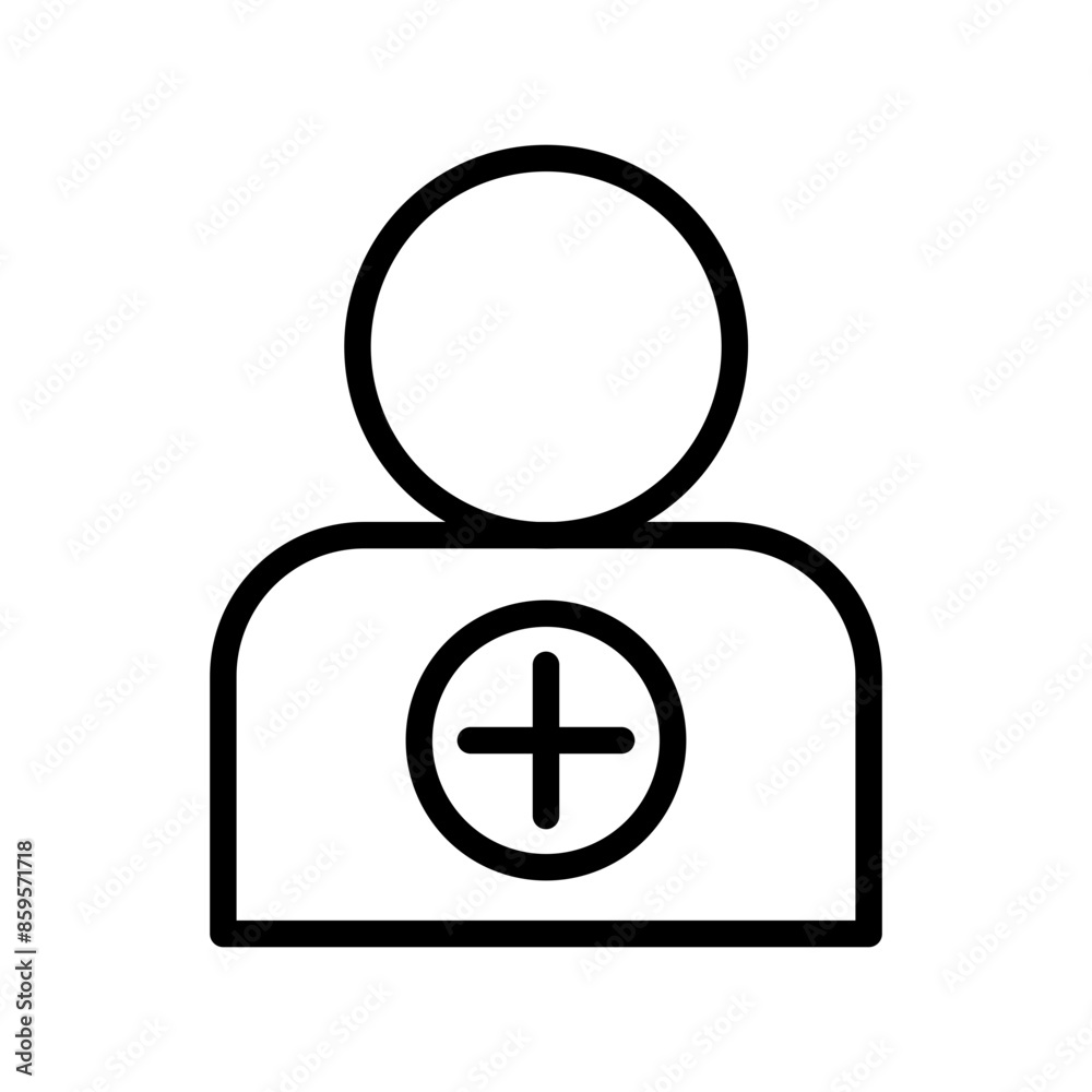 New User Add Icon Perfect for Registration and User Profiles New User Add Icon Perfect for Registration and User Profiles