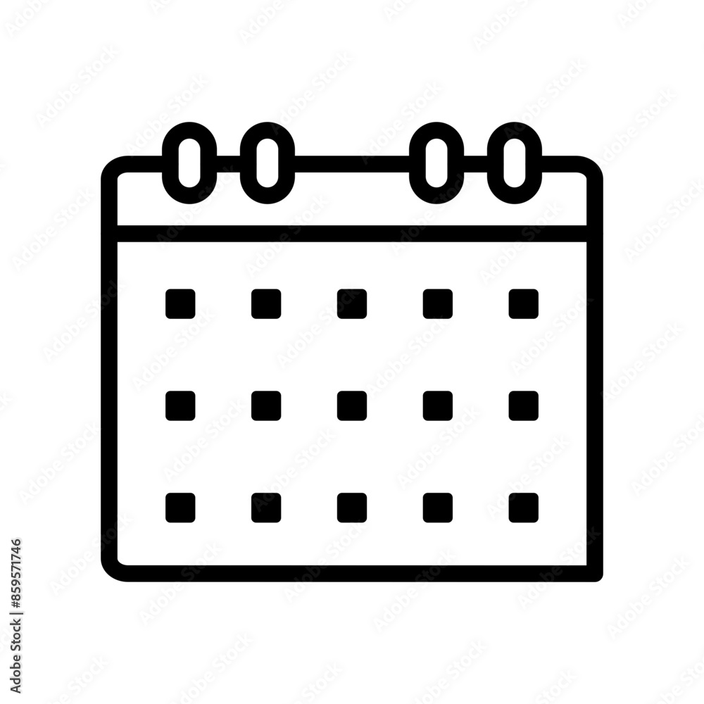 Daily Planner Calendar Icon Perfect for Event Organization Daily Planner Calendar Icon Perfect for Event Organization