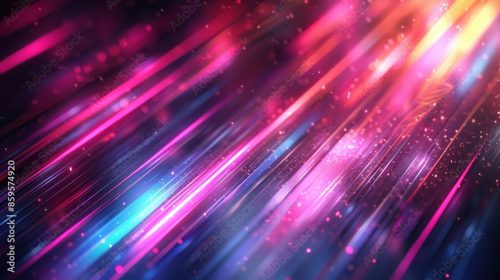 Iridescent light patterns, dark background, abstract, neon glow Iridescent light patterns, dark background, abstract, neon glow