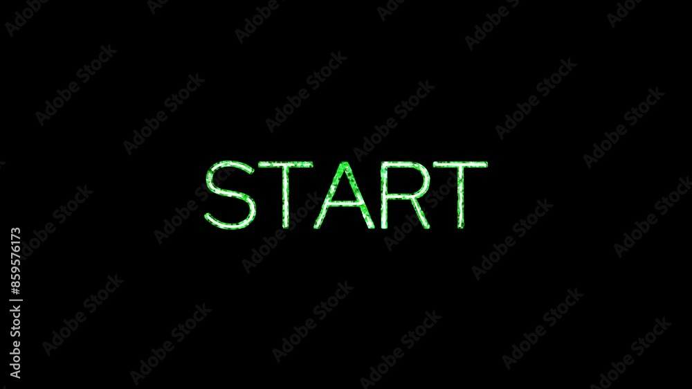 Abstract START Text Effect Animation, popping texts for Business start video games TV distortion effect. Retro, vintage 8-bit game style. video Business, games, entertainment and digital interface. Abstract START Text Effect Animation, popping texts for Business start video games TV distortion effect. Retro, vintage 8-bit game style. video Business, games, entertainment and digital interface.