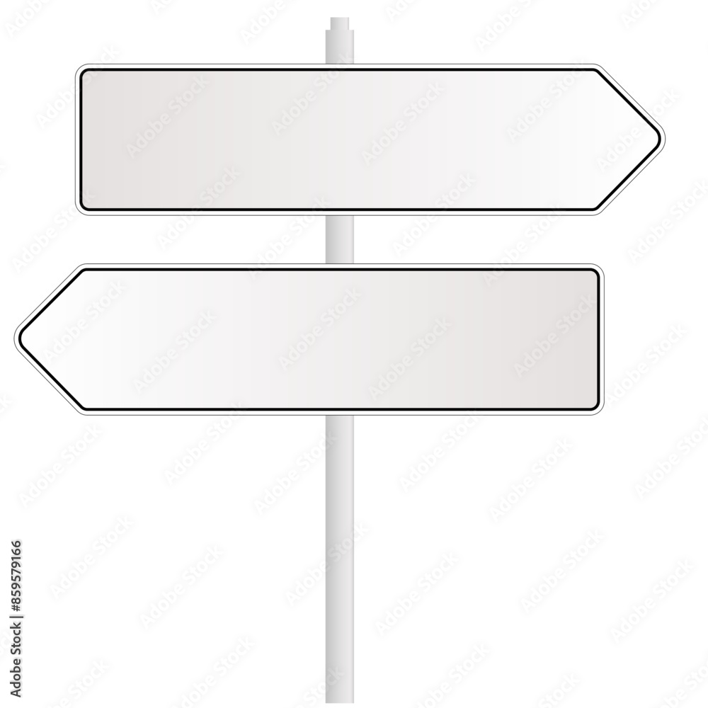 Blank traffic sign isolated on white/transparent background. Blank traffic sign isolated on white/transparent background.