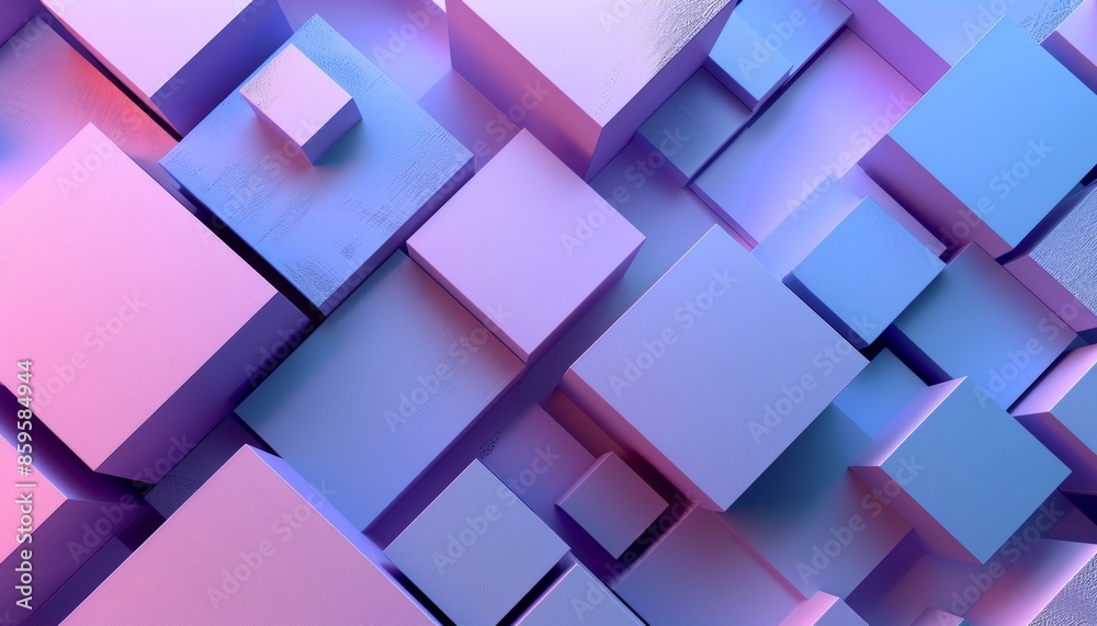 Abstract Geometric Pattern with Vibrant Blue and Pink 3D Squares Wallpaper. Perfect for modern digital art projects and graphical designs. Abstract Geometric Pattern with Vibrant Blue and Pink 3D Squares Wallpaper. Perfect for modern digital art projects and graphical designs.