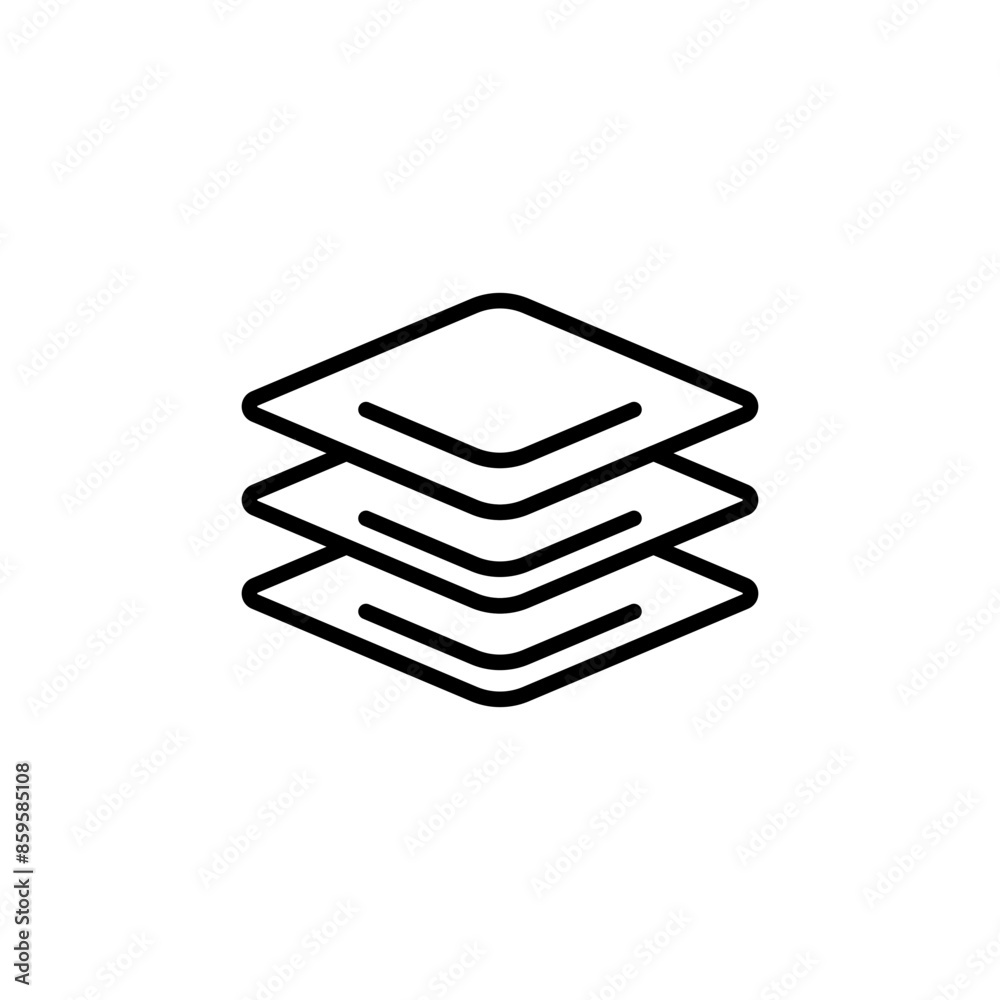Overlapping Layers Icon Perfect for Design and Graphics Overlapping Layers Icon Perfect for Design and Graphics