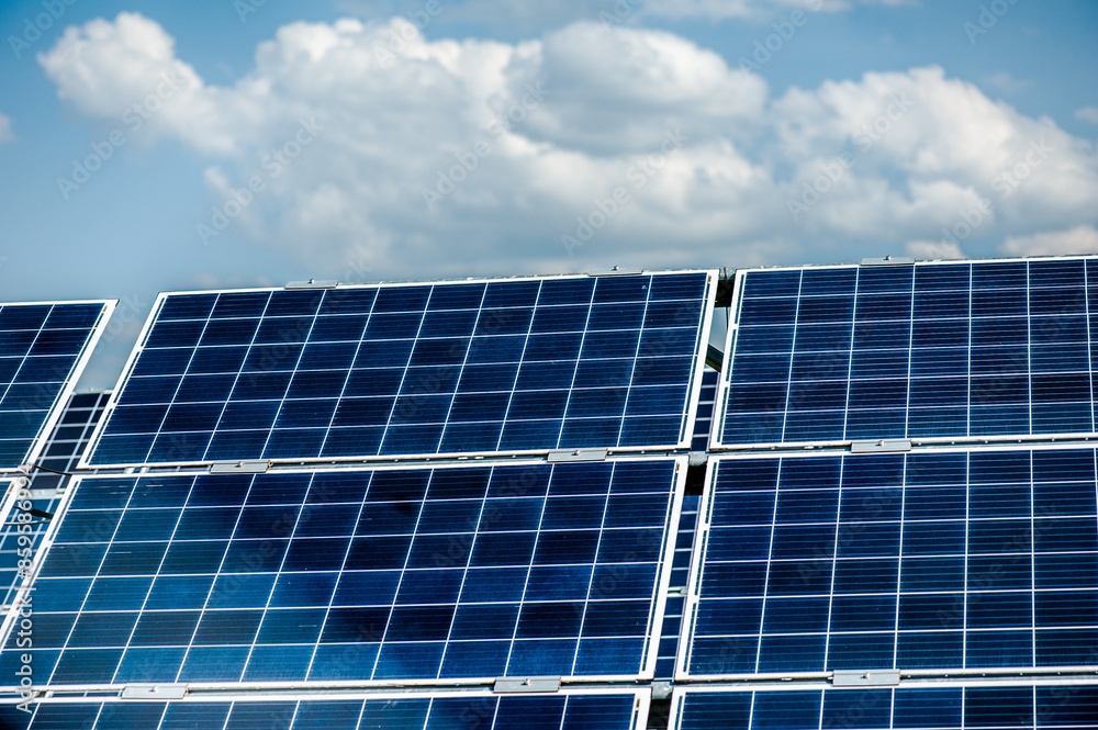 photovoltaic solar panels, alternative energy concept. solar energy panels on the field. photovoltaic solar panels, alternative energy concept. solar energy panels on the field.
