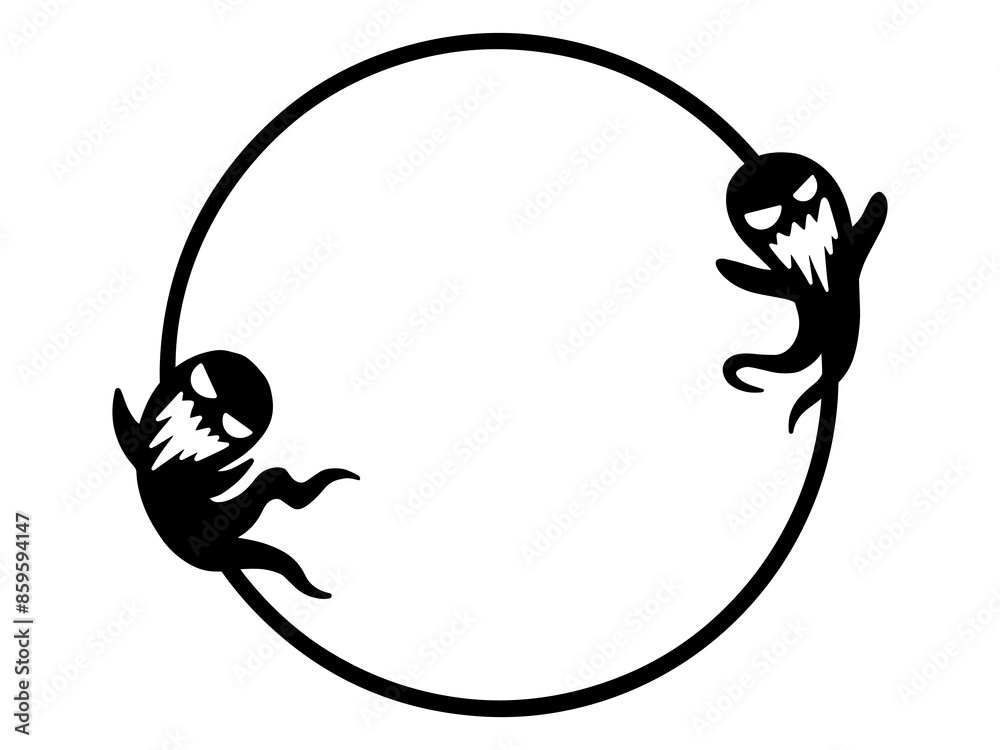 Halloween Ghost Line Art Black and White Halloween Ghost Line Art Black and White