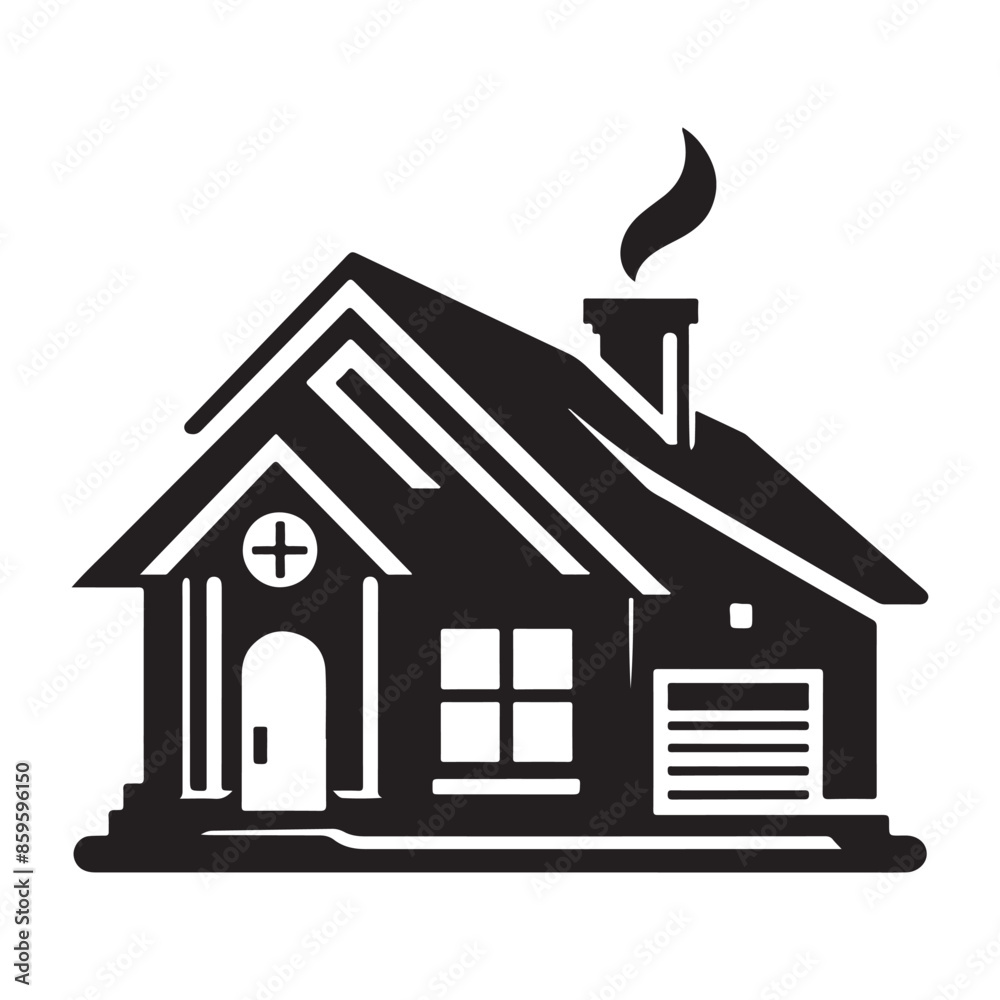 Home vector silhouette Home vector silhouette