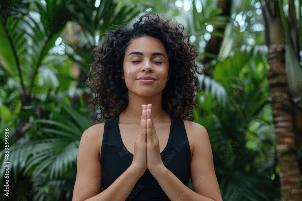 A person sitting in silence, eyes closed, focusing on inner peace A person sitting in silence, eyes closed, focusing on inner peace