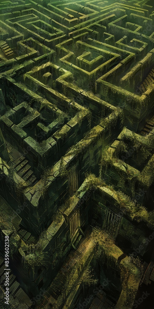 Haunted Maze Halloween Optical Illusion Haunted Maze Halloween Optical Illusion