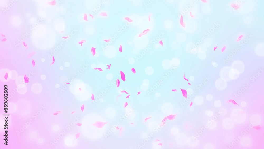 Pink Rose Petals, cherry blossom on spring background, nature Pink Rose Petals, cherry blossom on spring background, nature