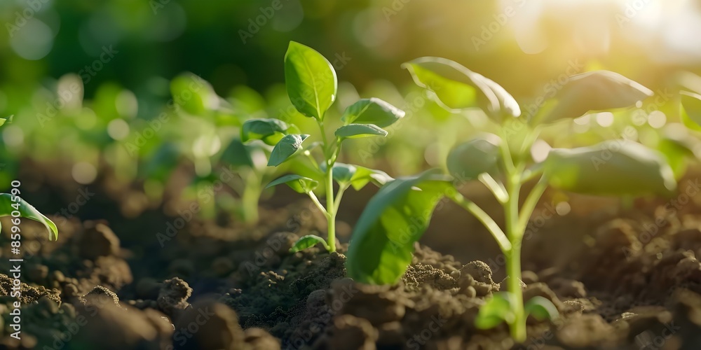 Improving Soil Quality, Providing Shade, and Diversifying Crops Through Intercropping Trees. Concept Agroforestry, Soil Health, Crop Diversity, Interplanting Trees, Enhancing Agricultural Land