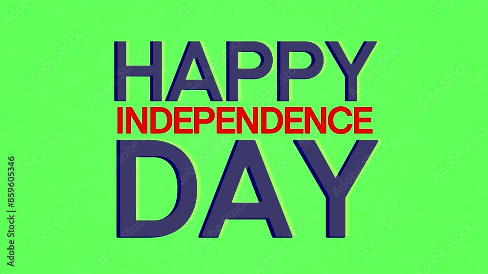 Freedom Liberty 4th of July Happy Independence Day text effect in green scene, National Day Celebration. United States of America motion graphics. 4K Flat animation. Freedom Liberty 4th of July Happy Independence Day text effect in green scene, National Day Celebration. United States of America motion graphics. 4K Flat animation.