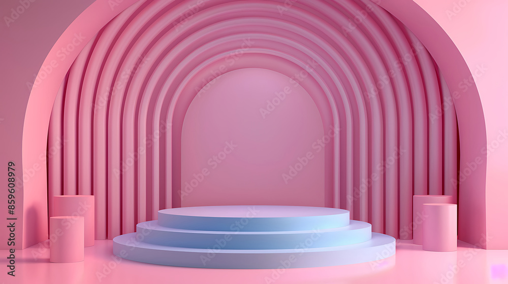 display booth background