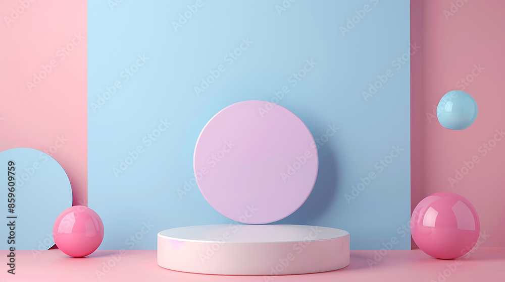 Obraz premium display booth background