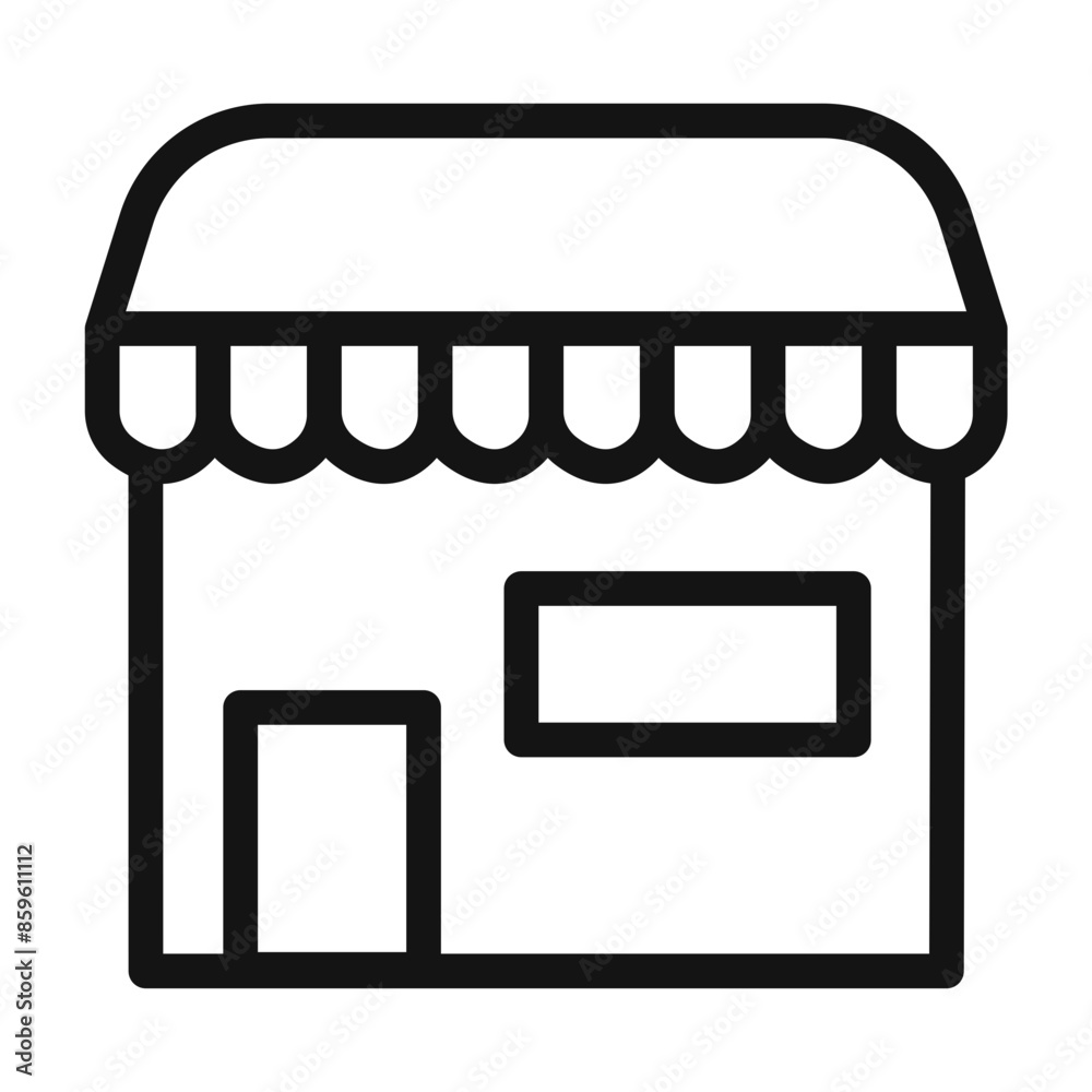Retail Store Icon Perfect for Shopping and E-commerce Retail Store Icon Perfect for Shopping and E-commerce
