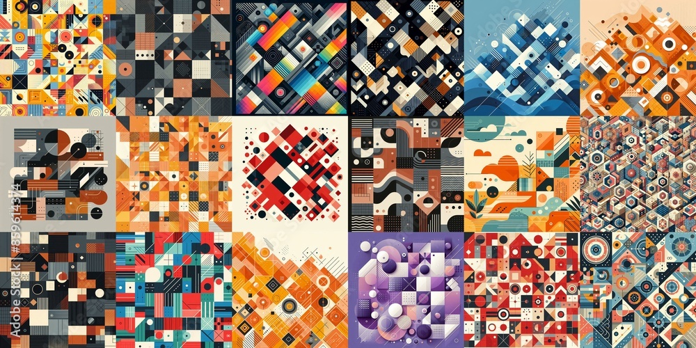 Modern abstract backgrounds. AI generated illustration Modern abstract backgrounds. AI generated illustration