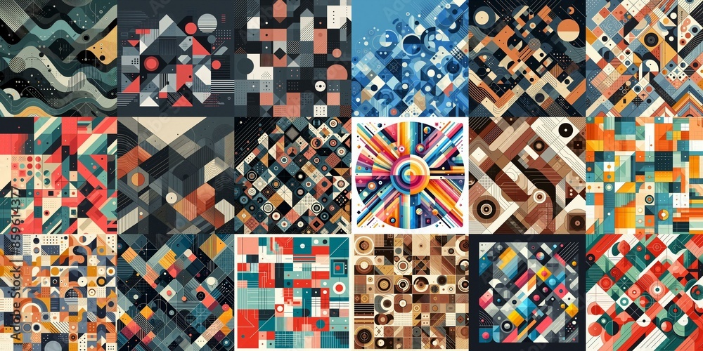 Modern abstract backgrounds. AI generated illustration Modern abstract backgrounds. AI generated illustration