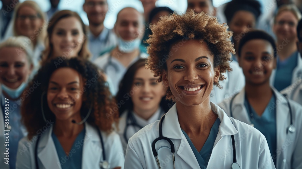 Doctors and medical professionals all smiling Doctors and medical professionals all smiling