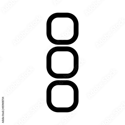 Interface Menu Dots Icon Perfect for Web and App Design