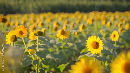 Bud to Bloom: Sunflowers in Soft Light