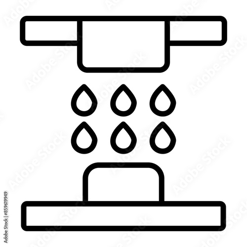 Multi Jet Fusion Line Icon