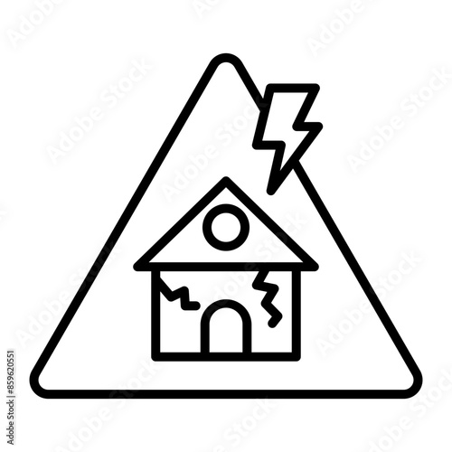 Warning Line Icon