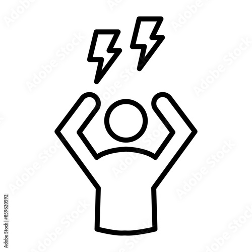 Panic Line Icon