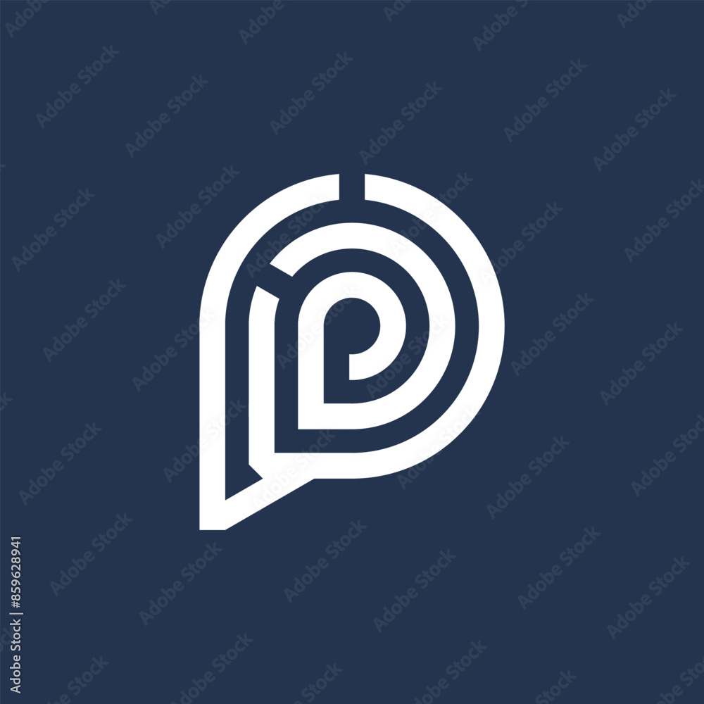 Letter P logo design element idea with creative modern concept high resolution vector Letter P logo design element idea with creative modern concept high resolution vector