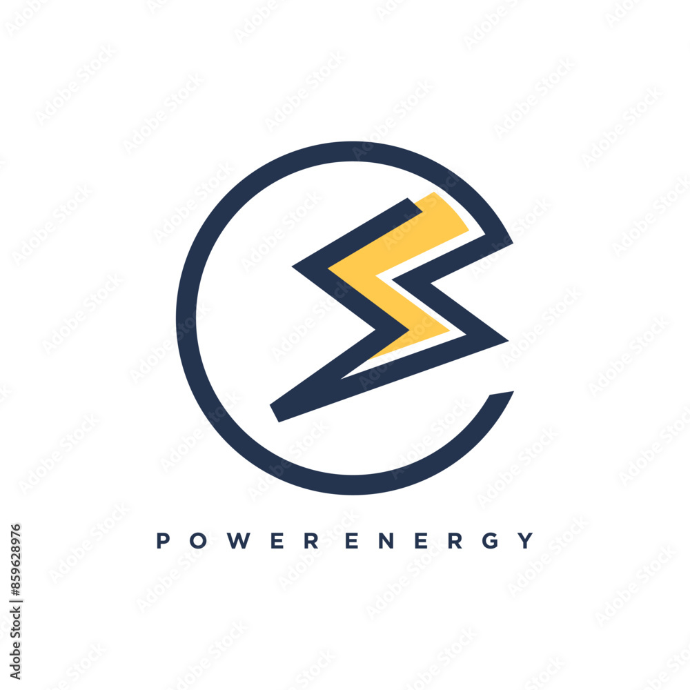 Power energy logo design element idea with creative modern concept high resolution vector Power energy logo design element idea with creative modern concept high resolution vector
