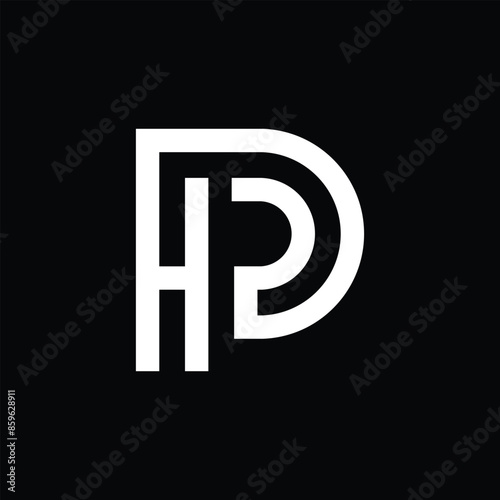 Letter P logo design element idea with creative modern concept high resolution vector