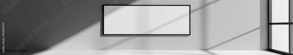Blank Frame With Window Light Blank Frame With Window Light