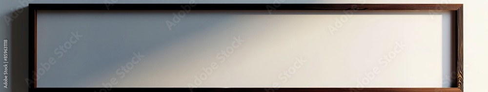 Empty Picture Frame on White Wall Empty Picture Frame on White Wall
