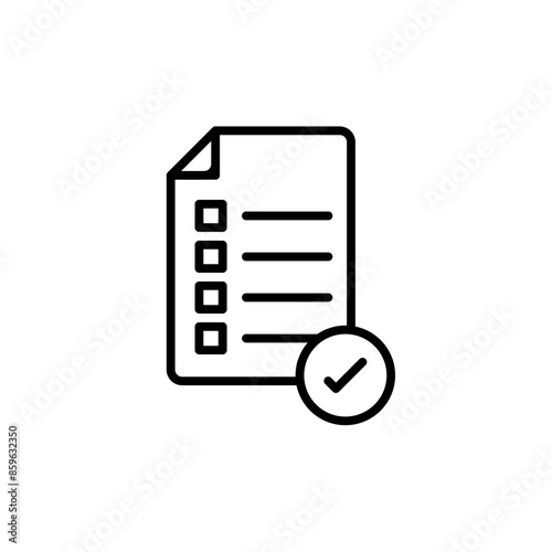 Document Approval Icon Ideal for Legal and Administrative Use