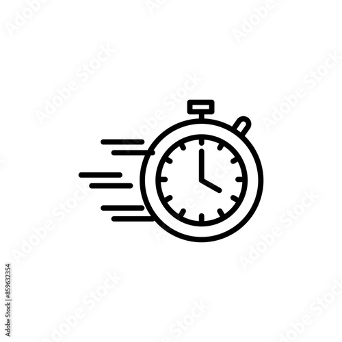 Express Delivery Icon Perfect for Fast Shipping and Logistics